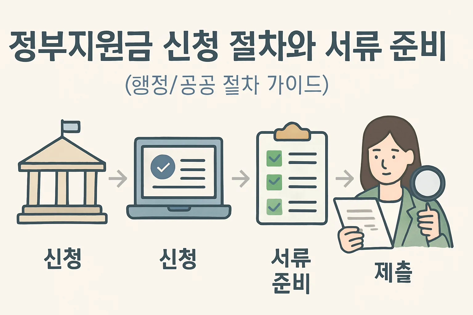 정부지원금 신청 절차와 서류 준비 총정리 2026