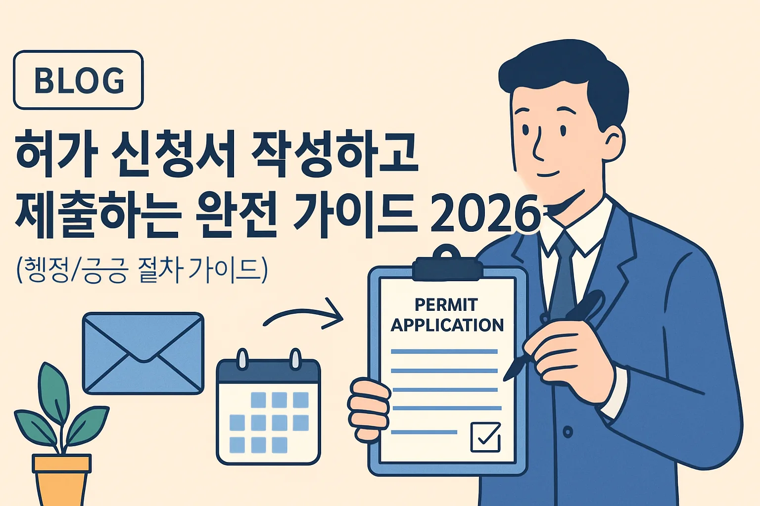 ** 허가 신청서 작성하고 제출하는 완전 가이드 2026 **
