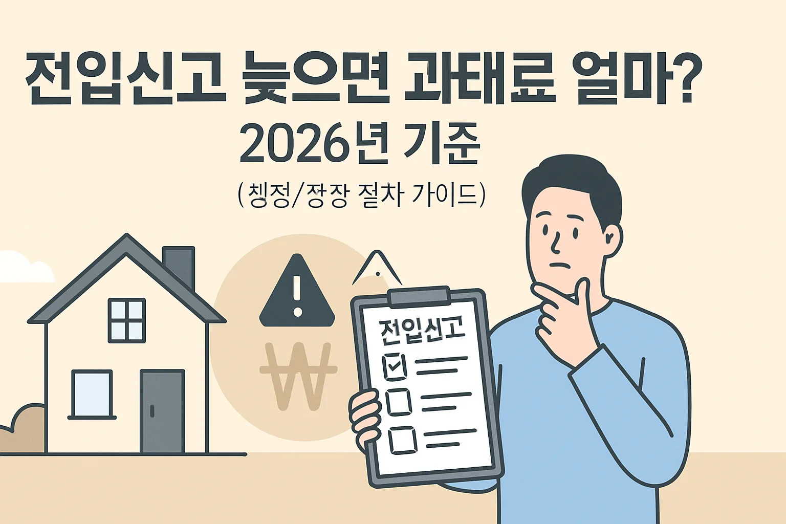 전입신고 늦으면 과태료 얼마? 2026년 기준 총정리