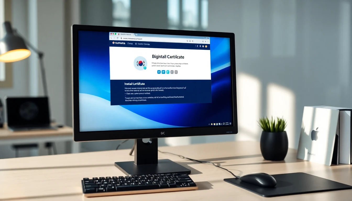 민원 전자서명 인증서 설치와 사용법 2026