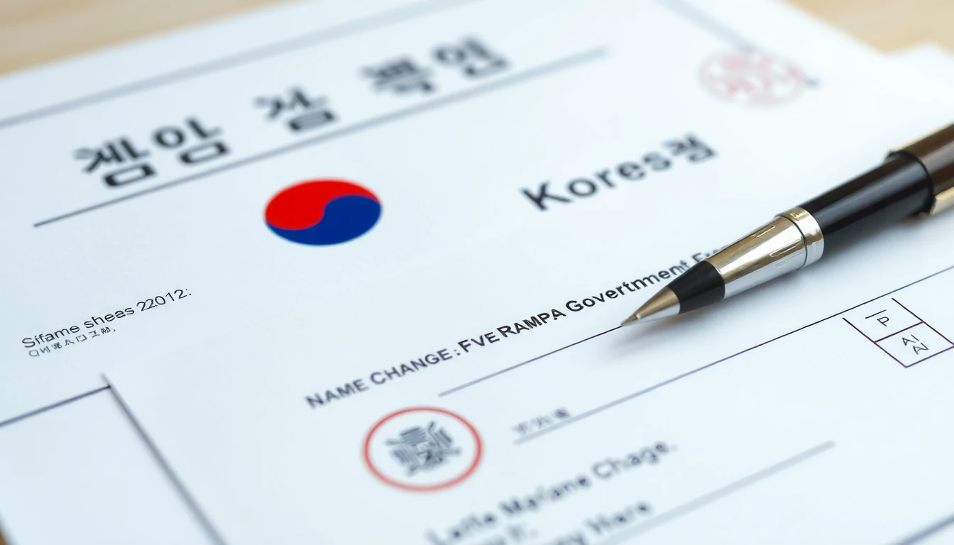 성명변경 신청 완벽 가이드 2026년 최신