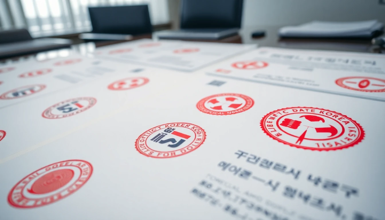 행정절차 서류 소인증 신청 정리 2026