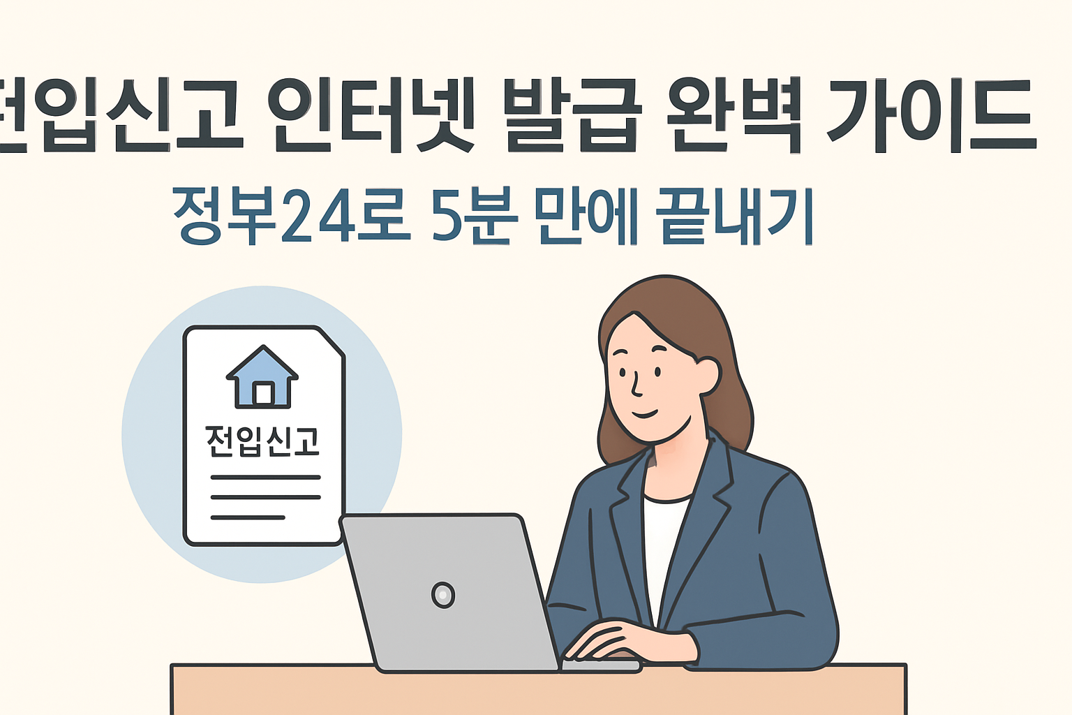 전입신고 인터넷 발급 완벽 가이드: 정부24로 5분 만에 끝내기