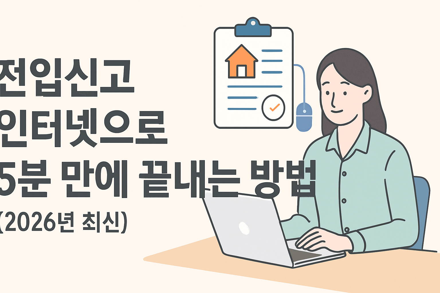 전입신고 인터넷으로 5분 만에 끝내는 방법 (2026년 최신)