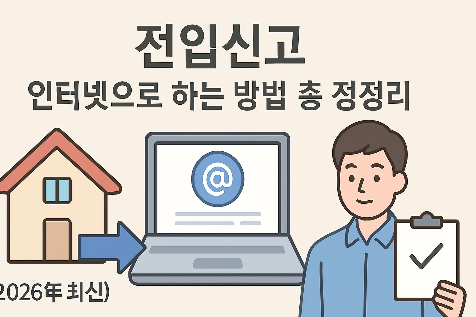 전입신고 인터넷으로 하는 방법 총정리 (2026년 최신)