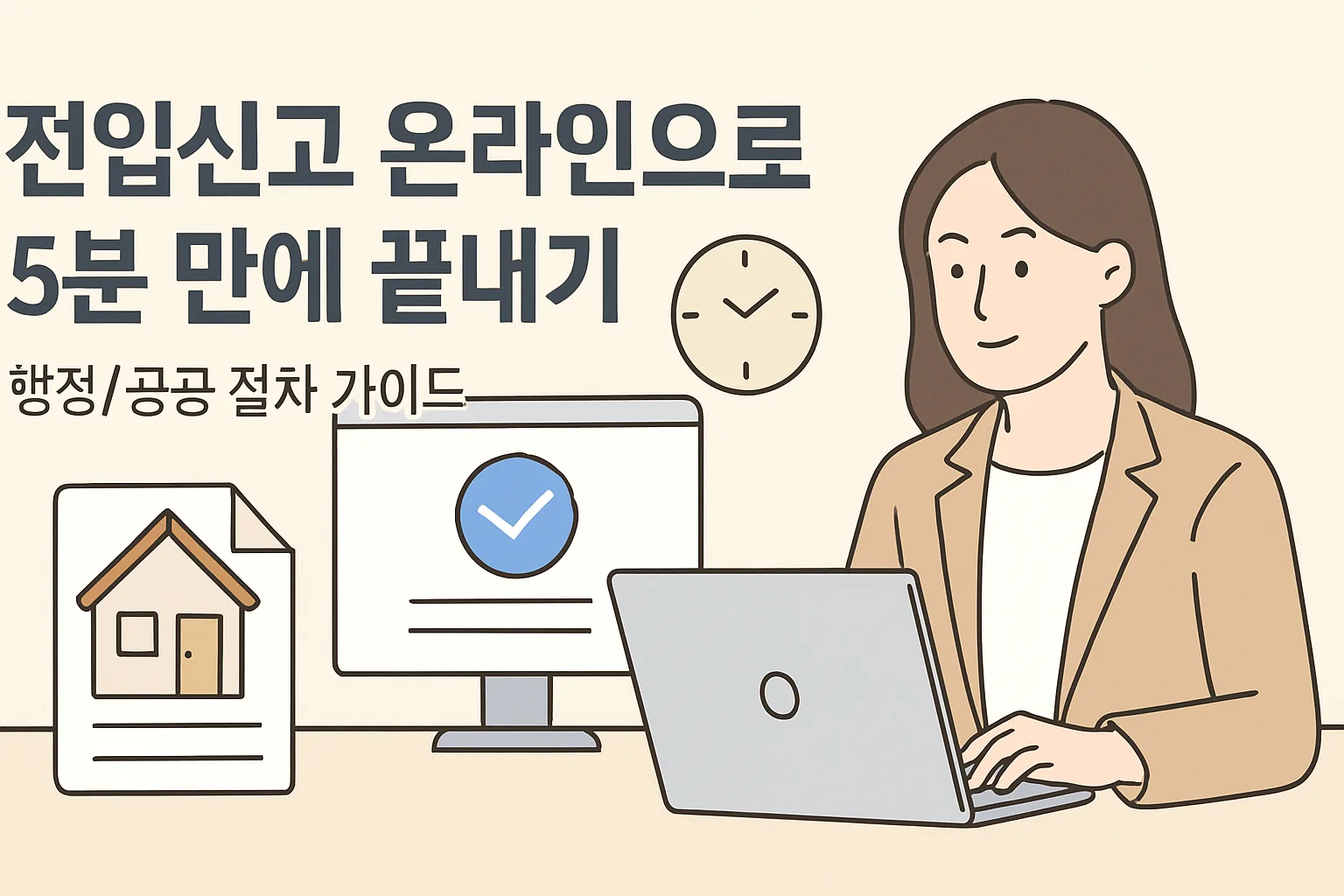 전입신고 온라인으로 5분 만에 끝내기｜정부24 2026