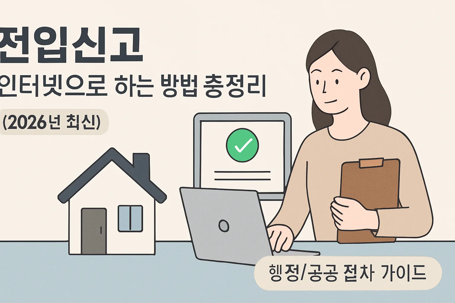 전입신고 인터넷으로 하는 방법 총정리 (2026 최신)