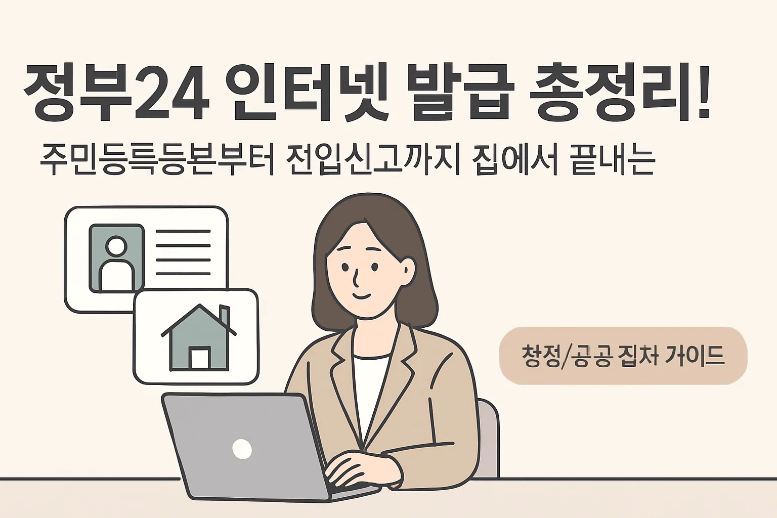정부24 인터넷 발급 총정리! 등본·전입신고 집에서 끝내기
