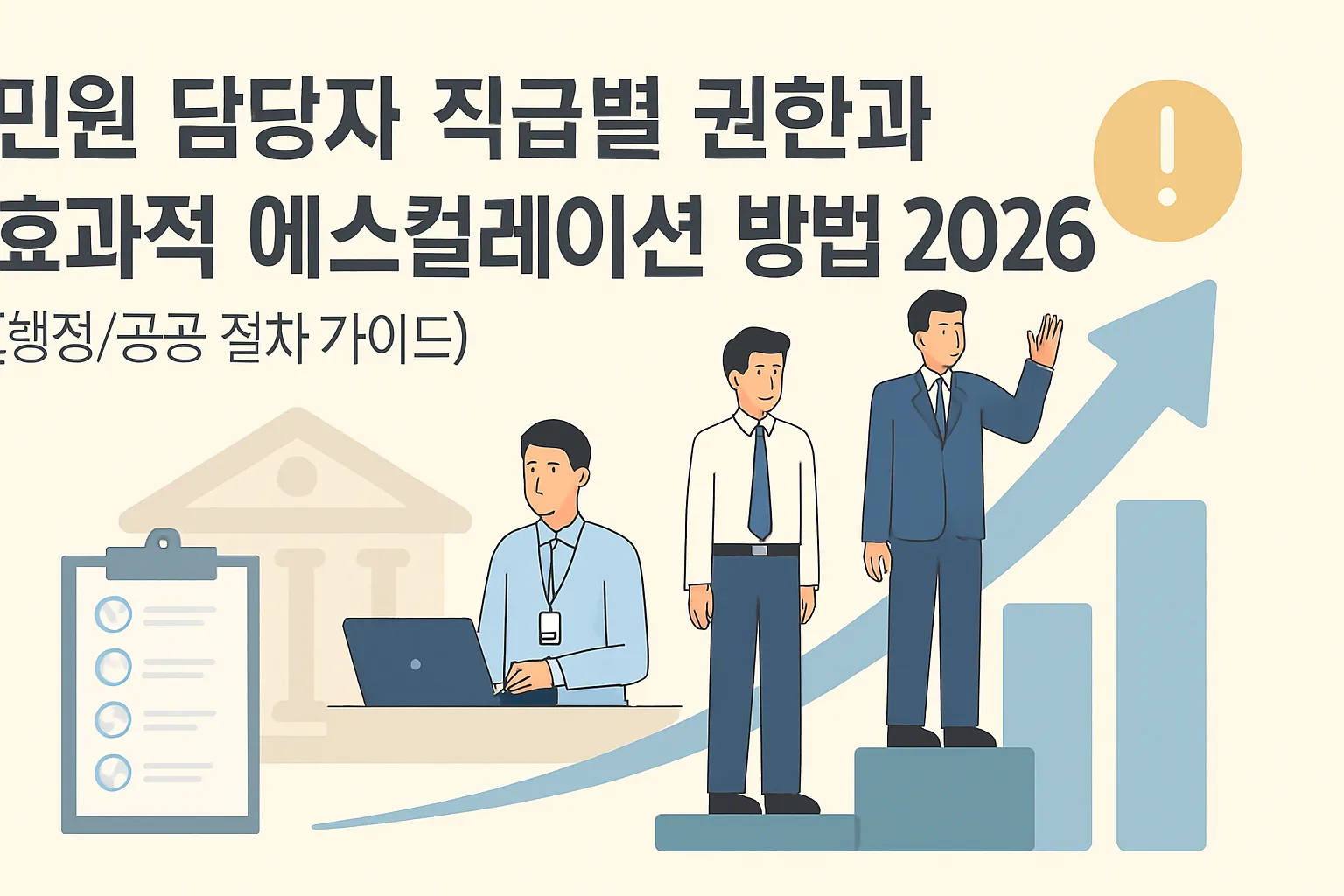 민원 담당자 직급별 권한·에스컬레이션 방법 2026