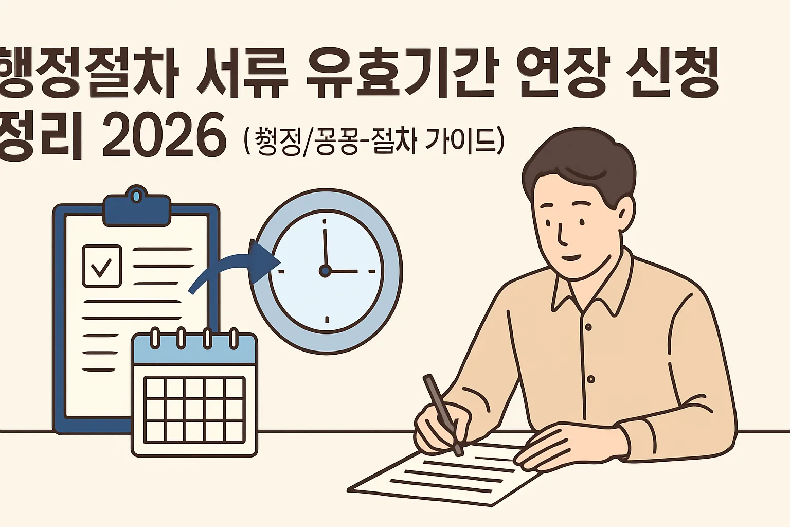 행정절차 서류 유효기간 연장 신청 정리 2026