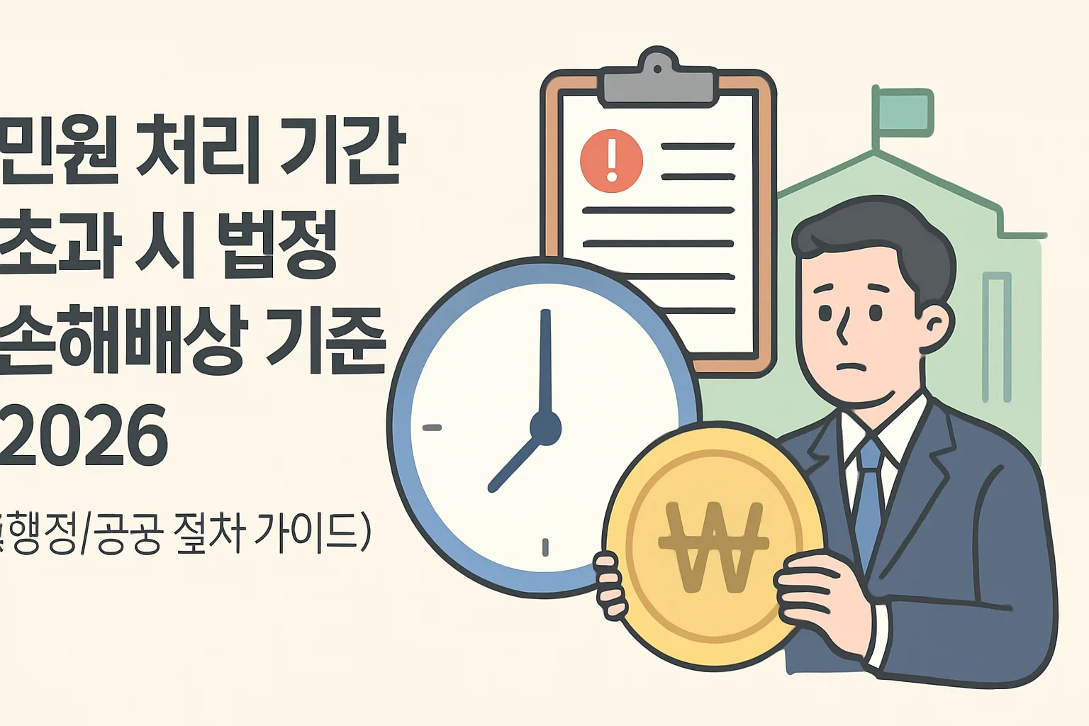 민원 처리 기간 초과 손해배상 기준 2026 총정리