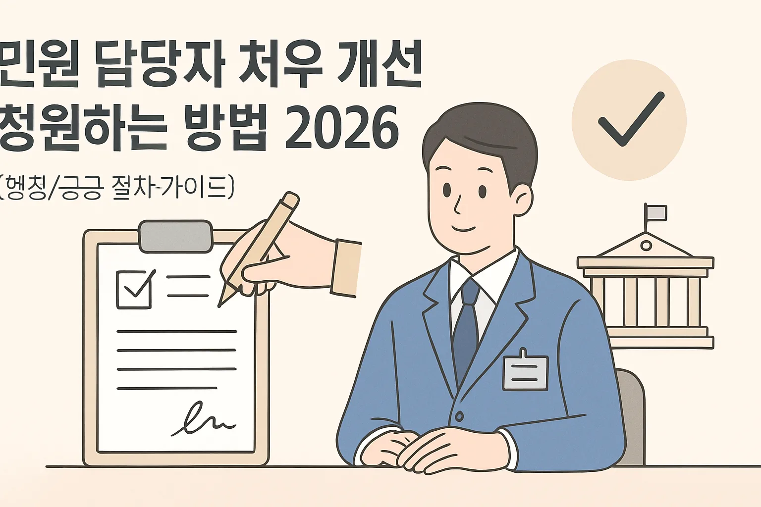 민원 담당자 처우 개선 청원하는 방법 2026 총정리