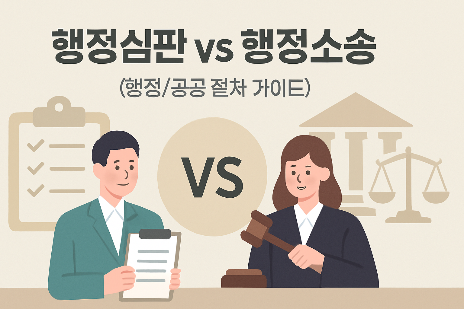 행정심판 vs 행정소송, 차이와 선택 기준