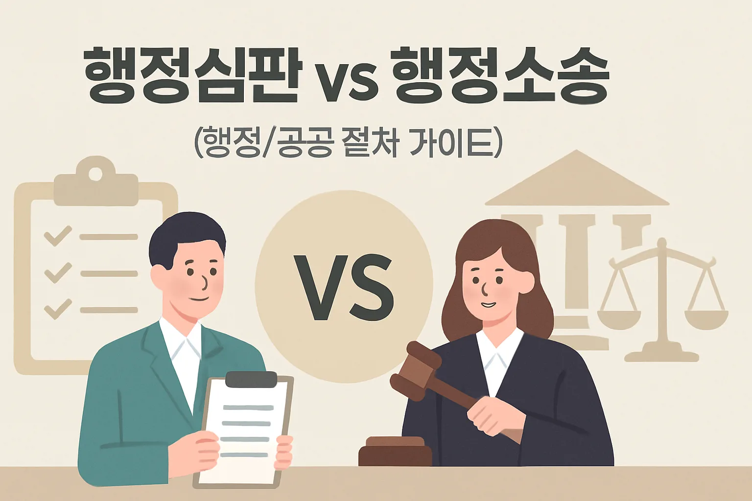 행정심판 vs 행정소송, 차이와 선택 기준