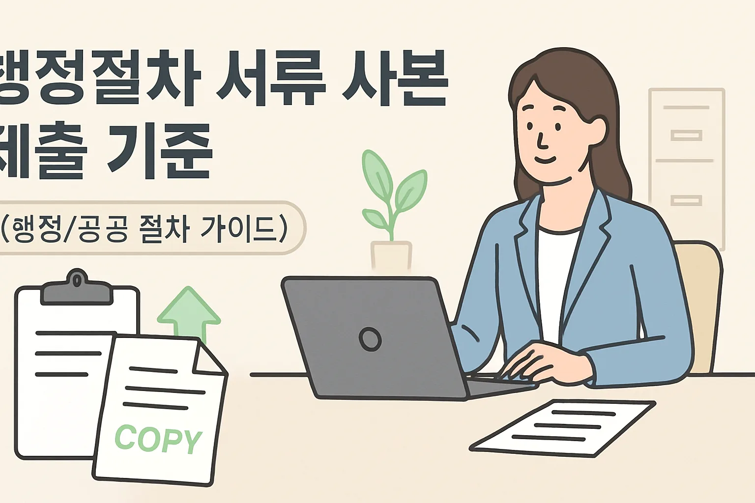 행정절차 서류 사본 제출 기준 2026 완벽정리