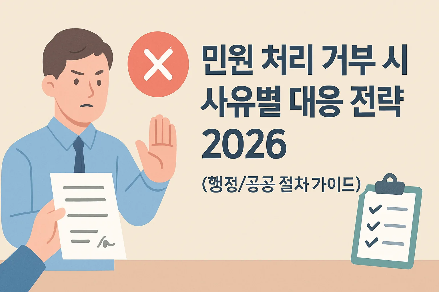 ** 민원 처리 거부 시 사유별 대응 전략 2026 **