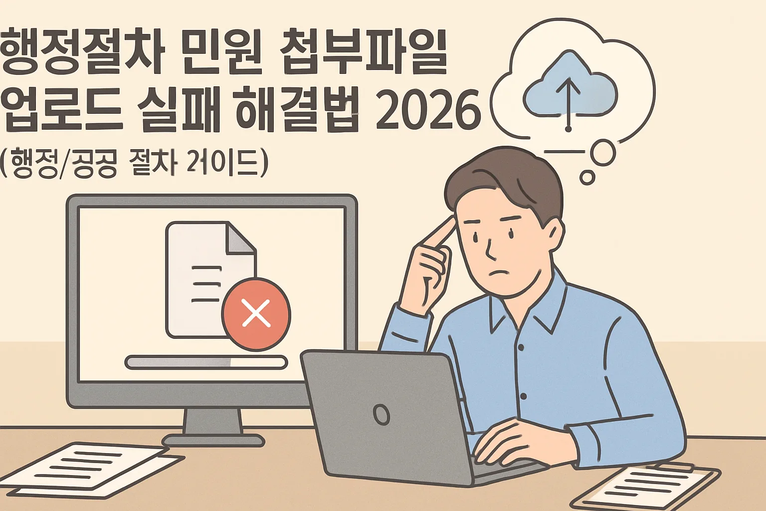 민원 첨부파일 업로드 실패 해결법 2026