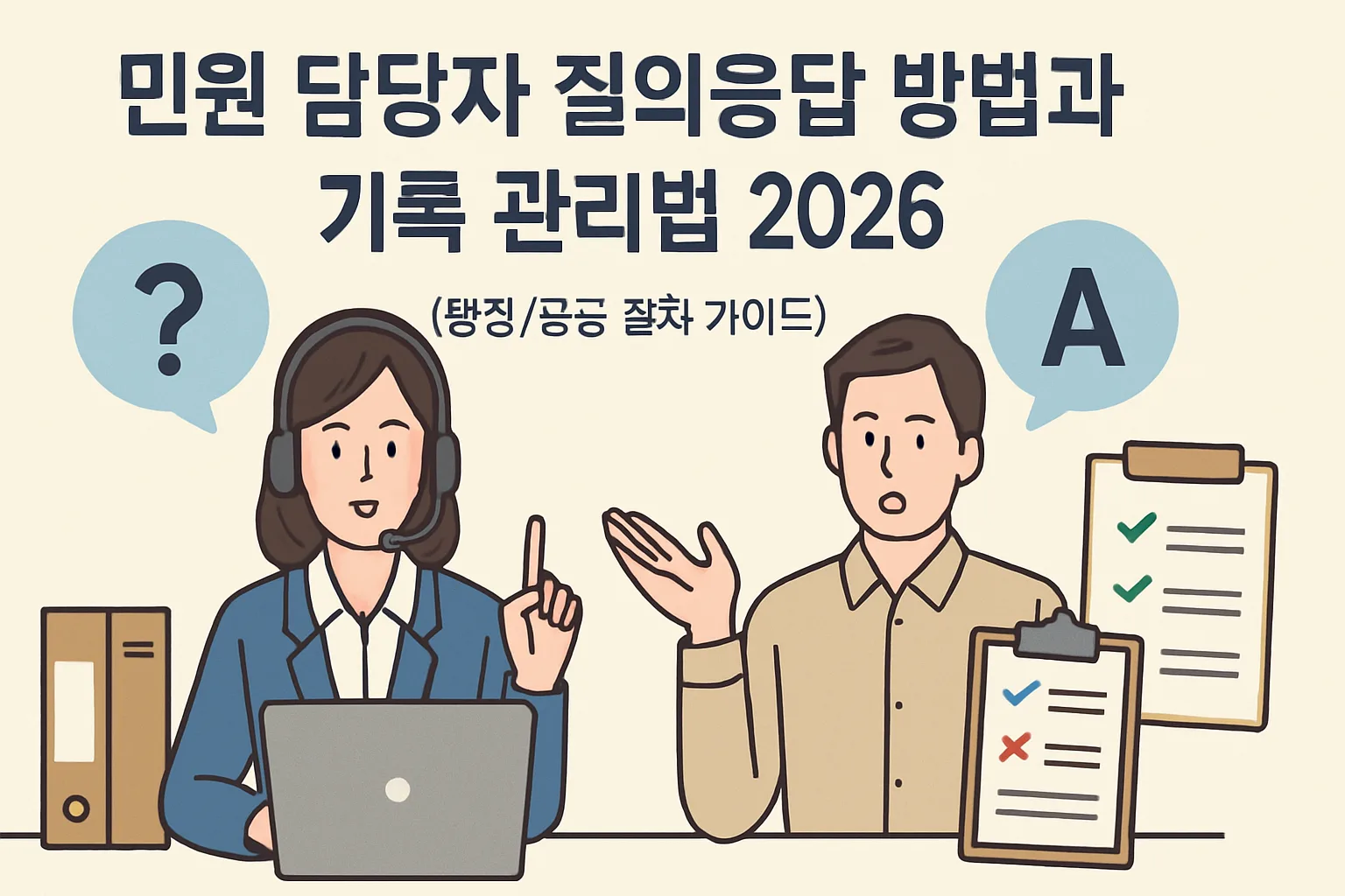 민원 담당자 질의응답·기록 관리법 2026 완벽정리