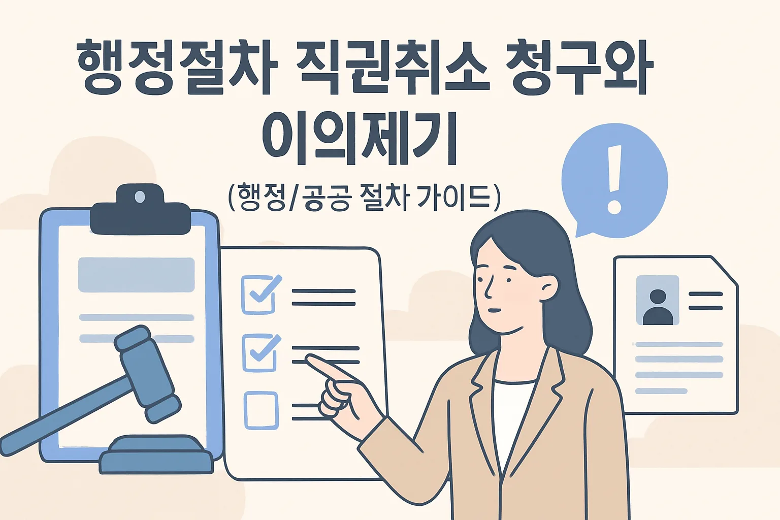 ** 행정절차 직권취소 청구와 이의제기 완벽정리 **