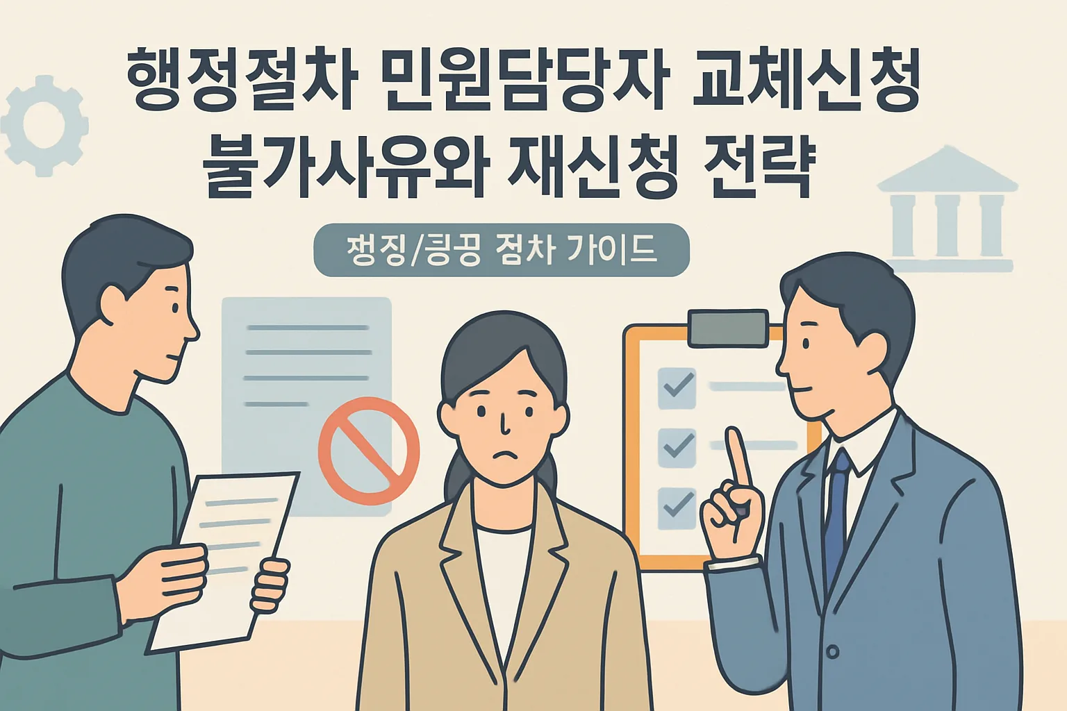민원담당자 교체신청 불가사유·재신청 전략 총정리