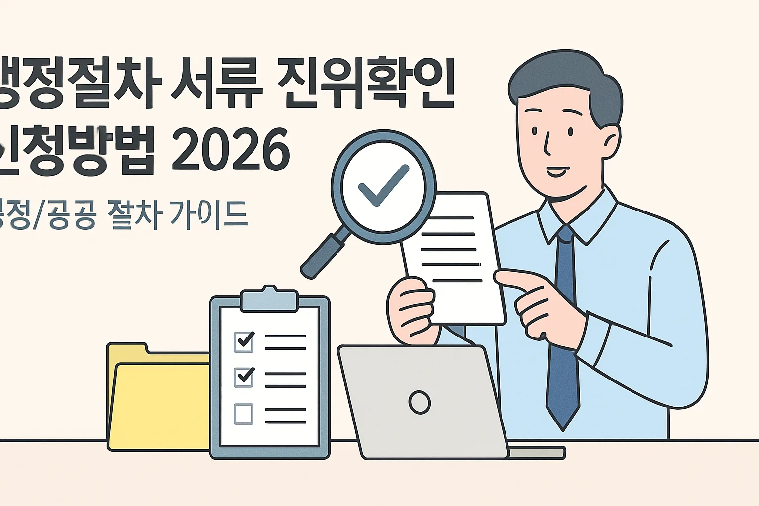 행정절차 서류 진위확인 신청방법 2026 총정리