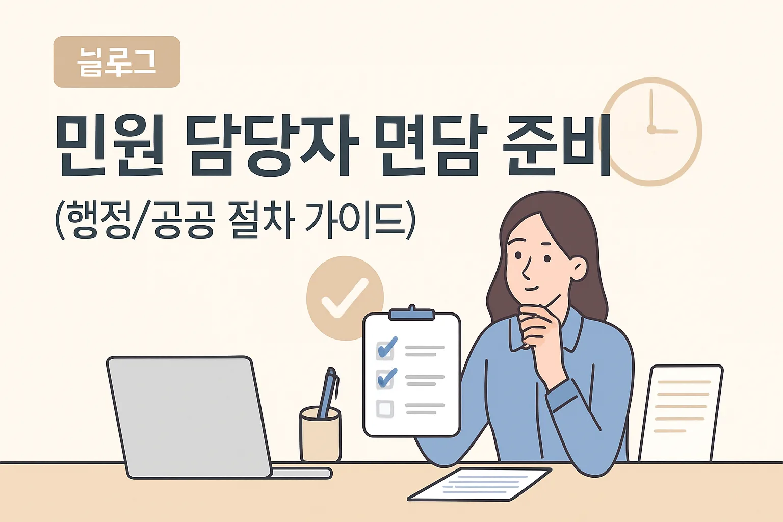 민원 담당자 면담 준비, 한 번에 끝내는 법