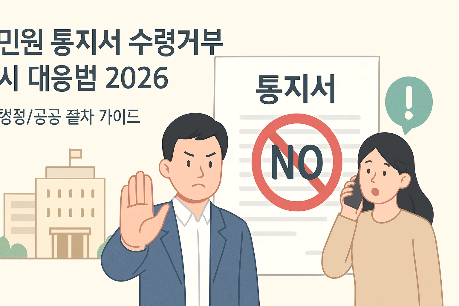 민원 통지서 수령거부 시 대응법 2026 완벽정리