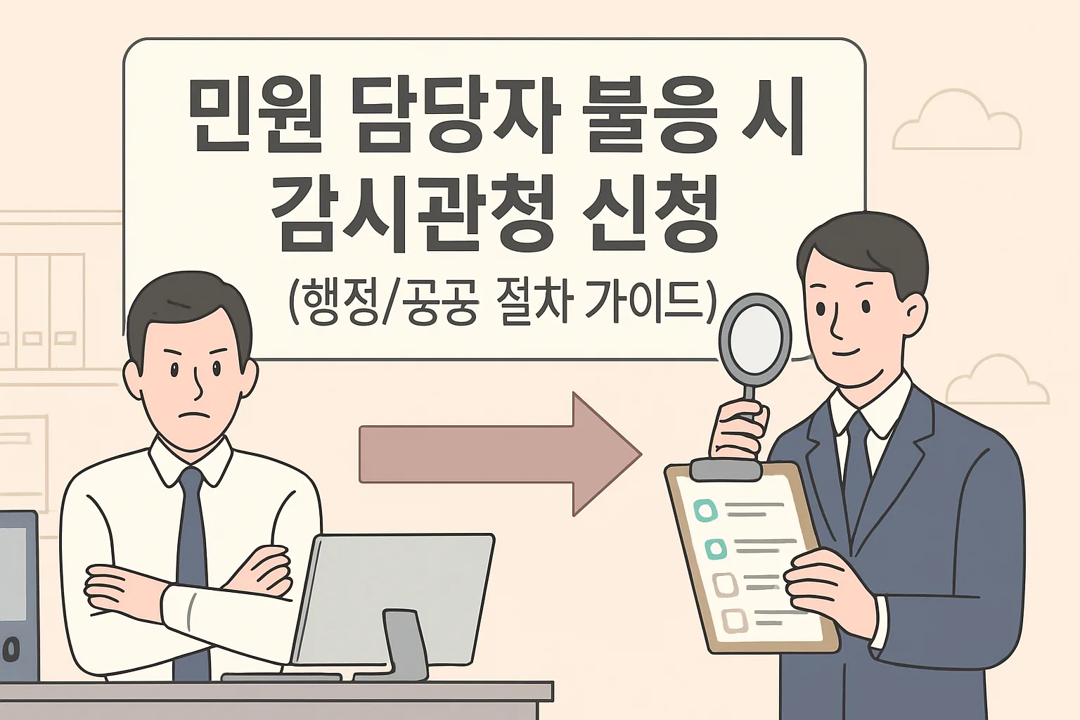 민원 담당자 불응 시 감시관청 신청 절차 총정리 2026
