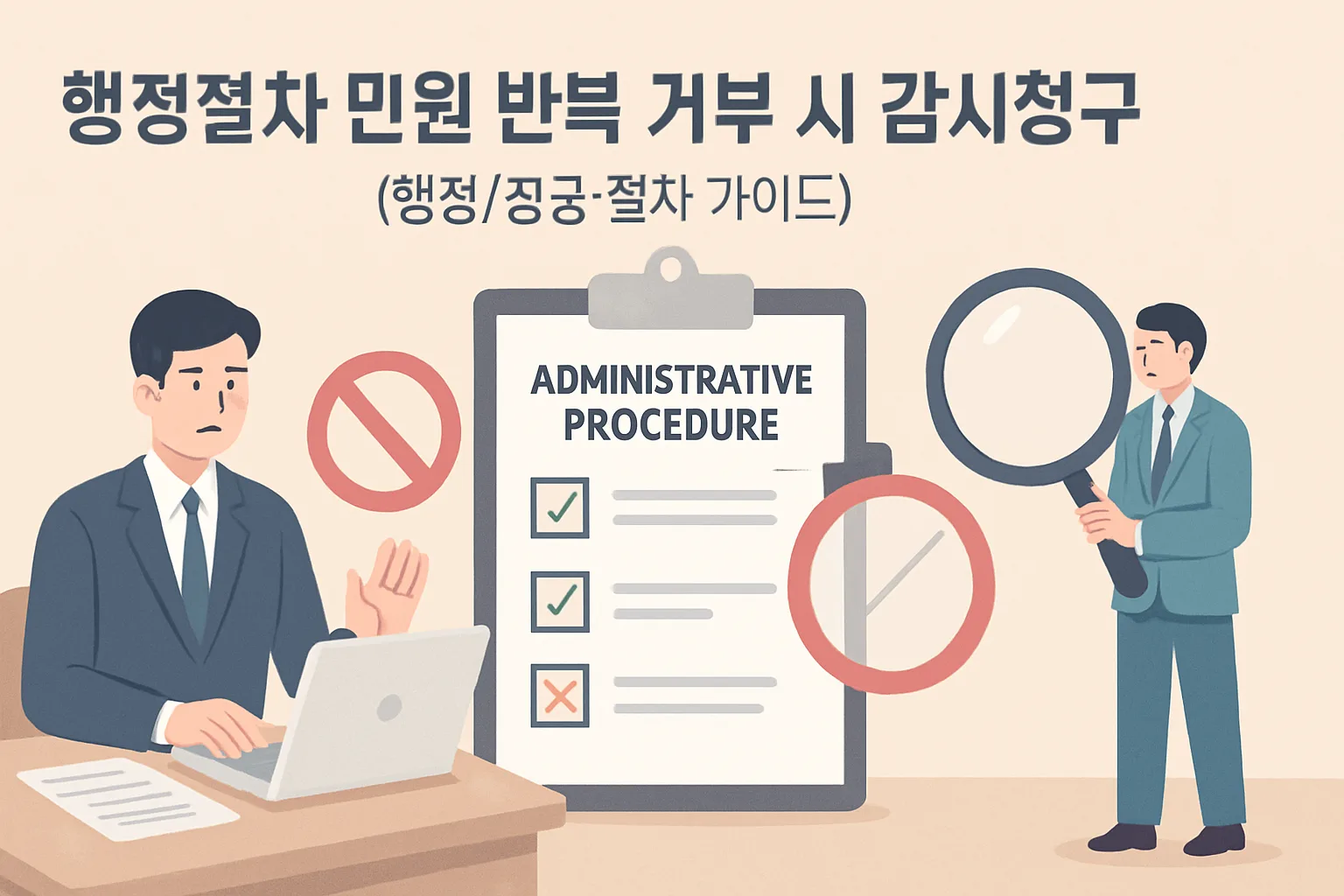 ** 행정절차 민원 반복 거부 시 감시청구, 4단계 대응법 **