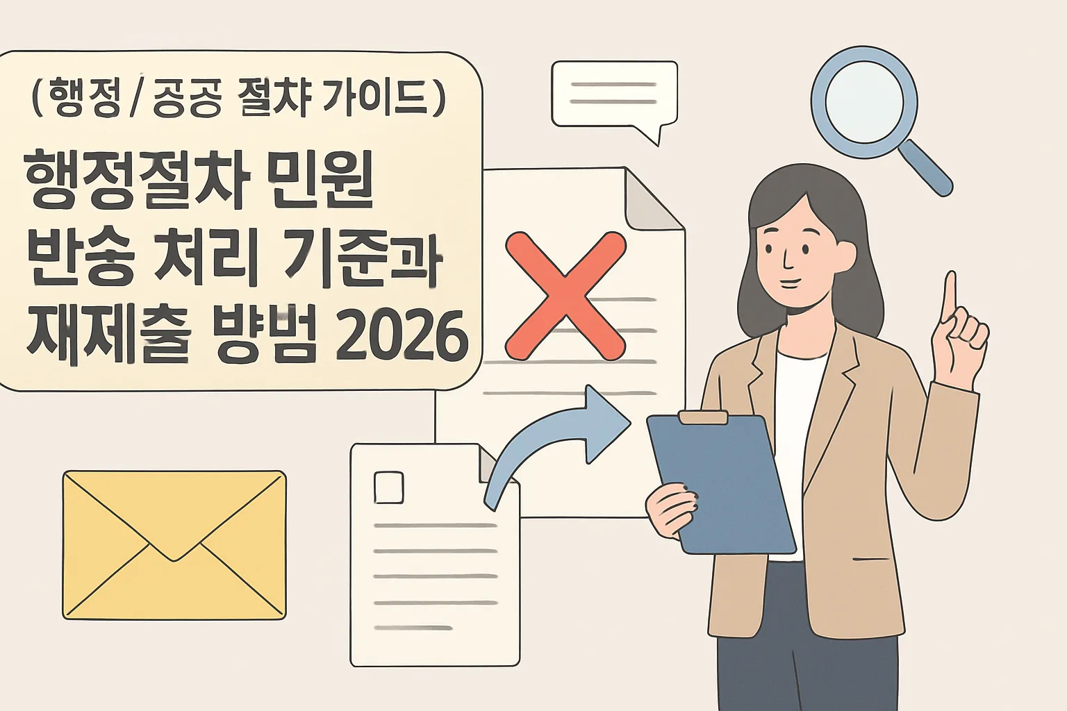 민원 반송 처리 기준·재제출 방법 2026 완벽정리