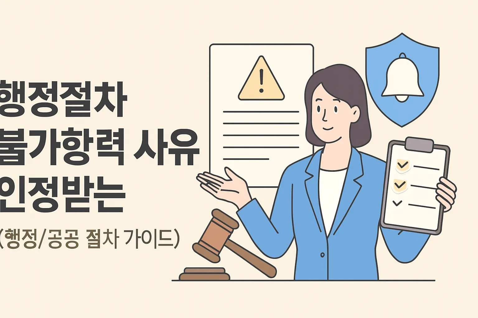 행정절차 불가항력 사유 인정받는 신청법·서류 총정리