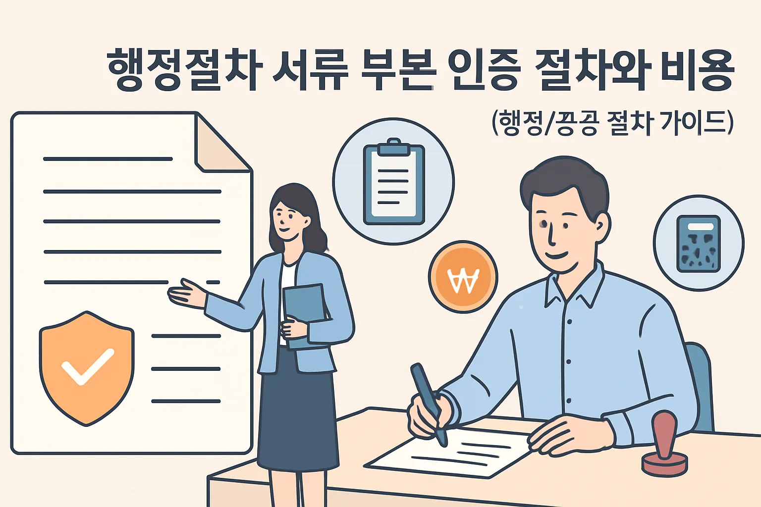 행정절차 서류 부본 인증 절차와 비용 2026