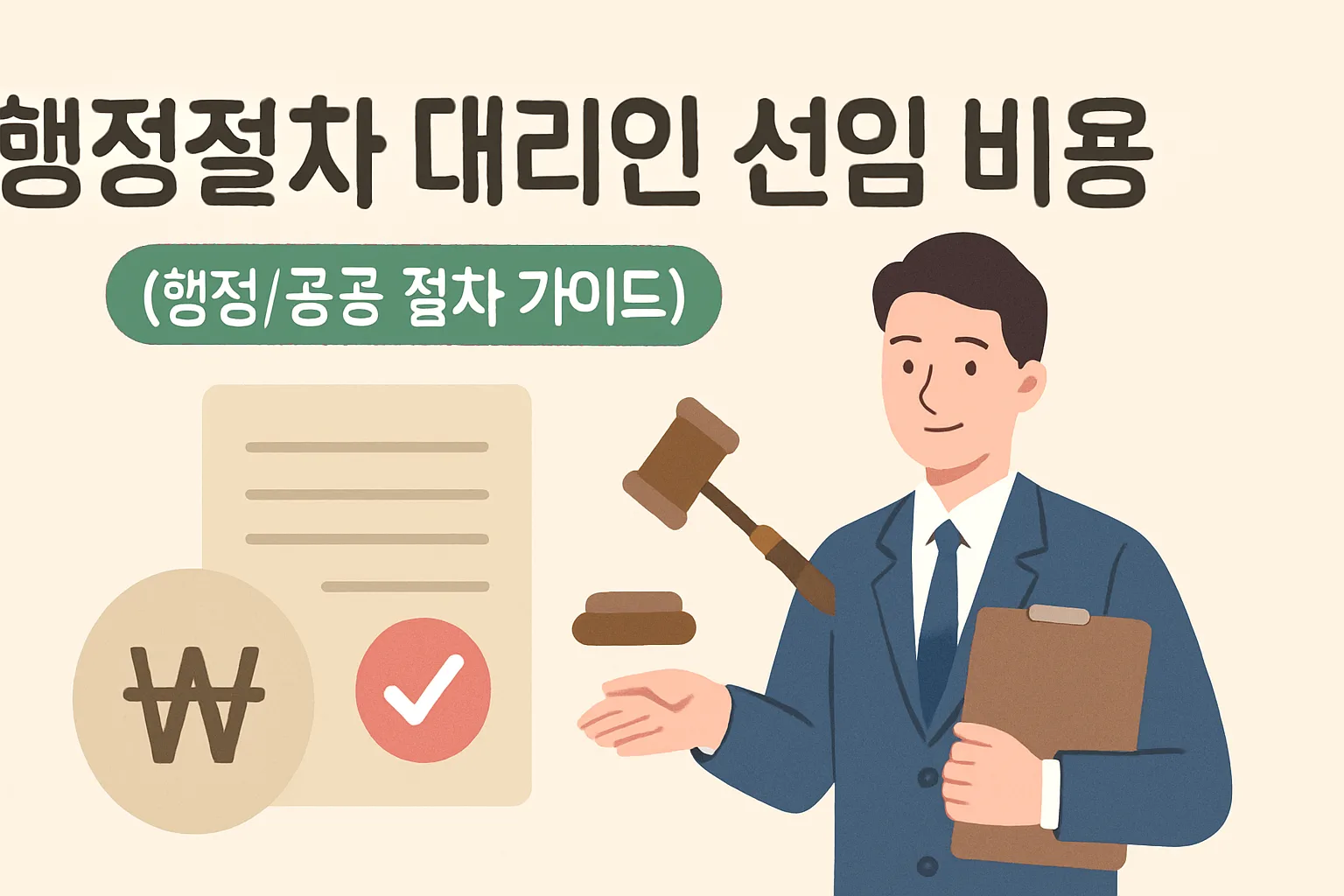 행정절차 대리인 선임 비용 총정리 2026