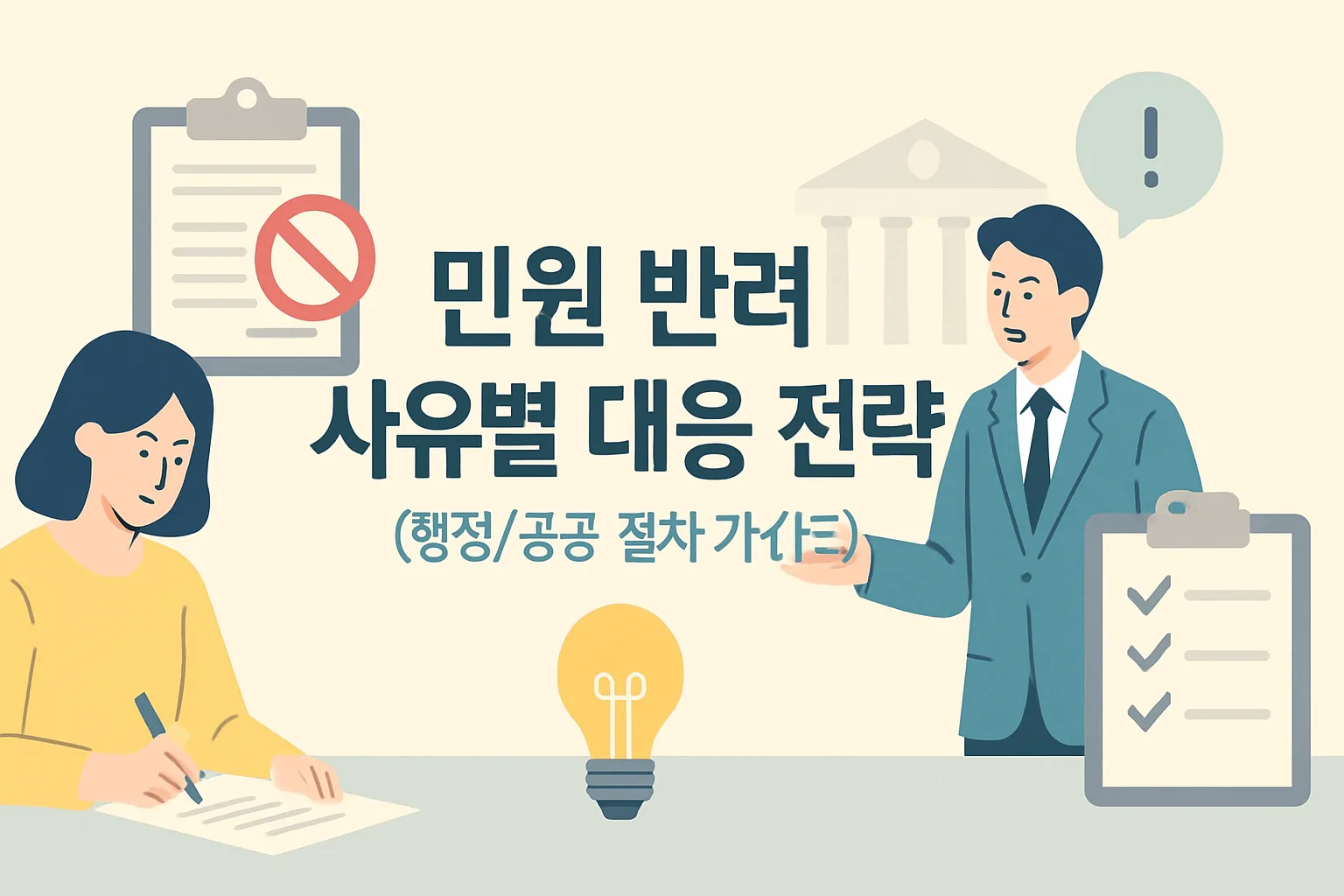 민원 반려 사유별 대응 전략 총정리