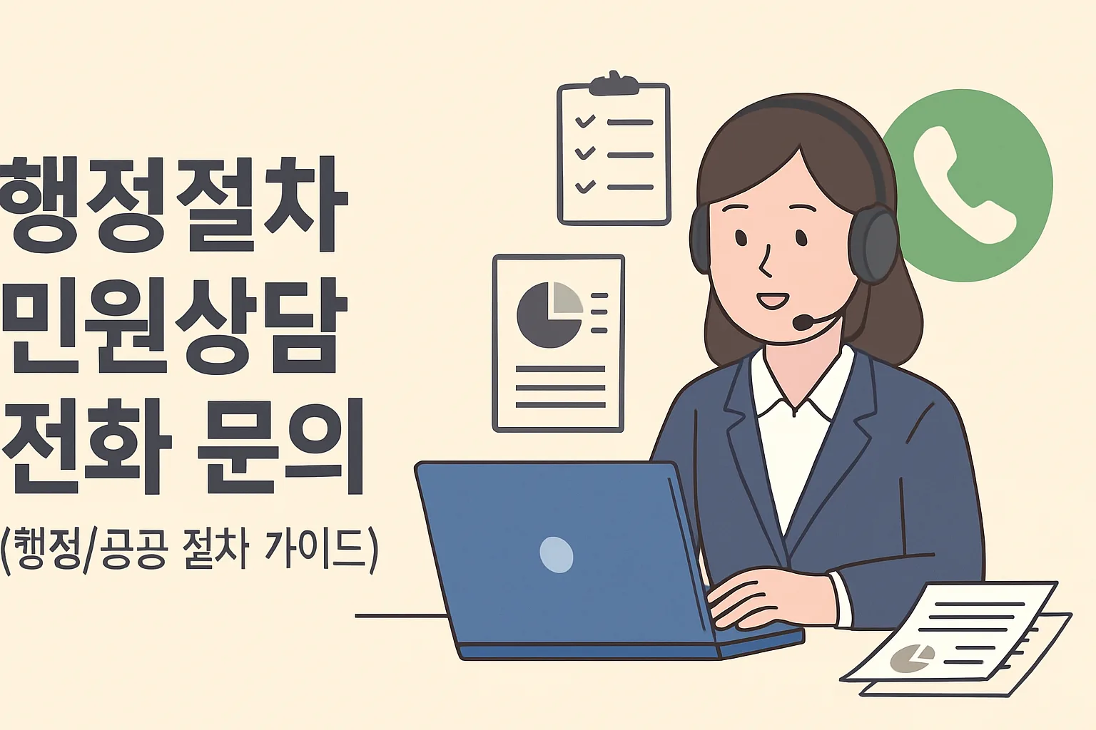 행정절차 민원상담 전화 문의, 한 번에 끝내는 법