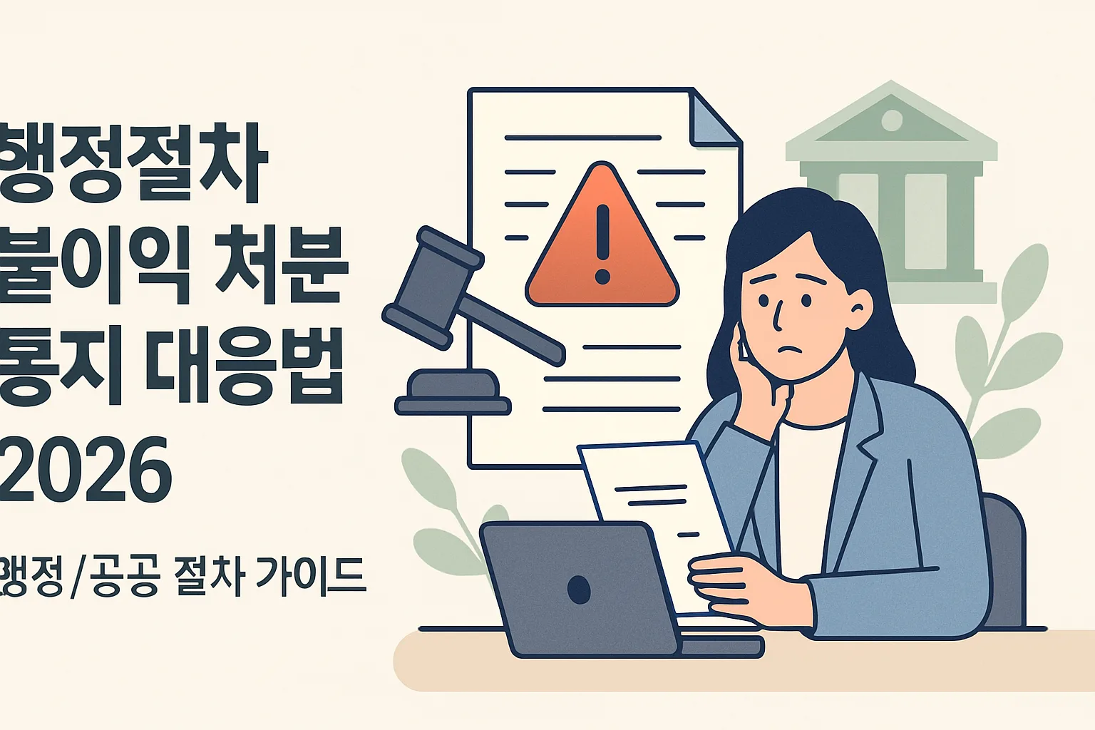 행정절차 불이익 처분 통지 대응법 2026