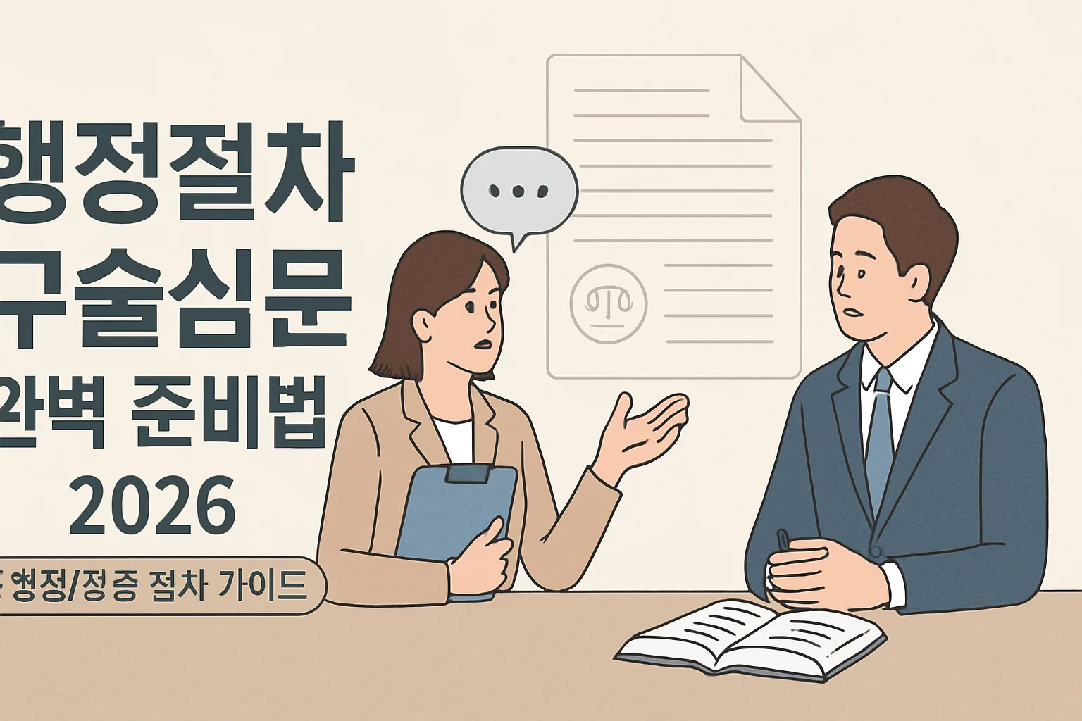 행정절차 구술심문 완벽 준비법 2026
