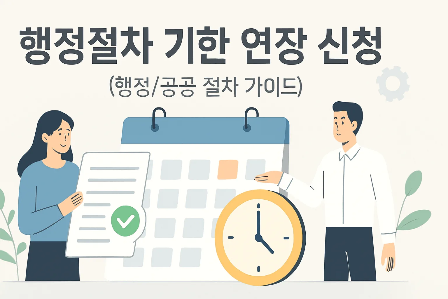 행정절차 기한 연장 신청, 승인율 높이는 법
