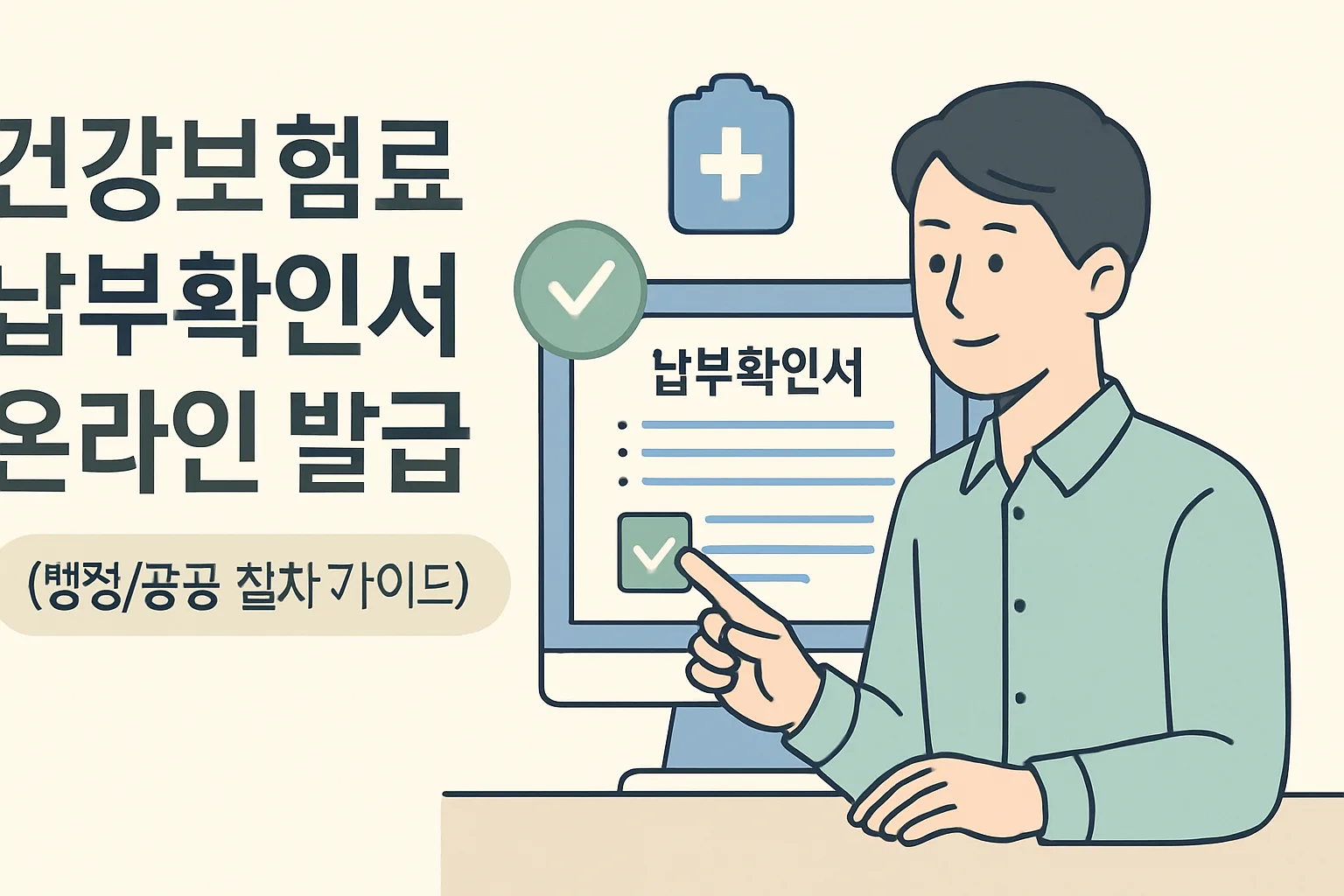 건강보험료 납부확인서 온라인 발급 5분 완성